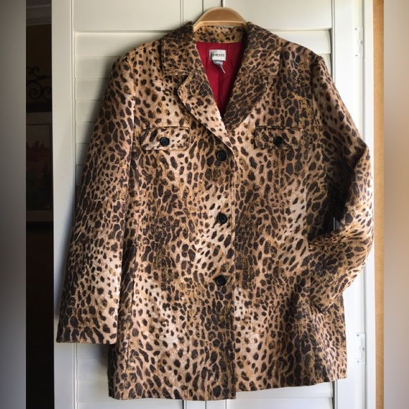 CHICO’S cheetah print light jacket - Picture 10 of 10